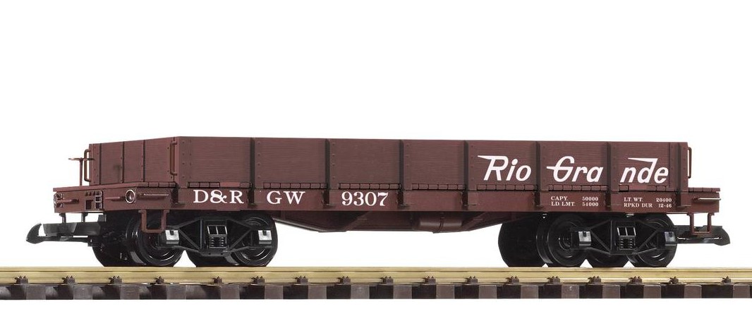 Art.Nr. 38736 - Niederbordwagen der Denver and Rio Grande Western Bahngesellschaft (D&RGW). 