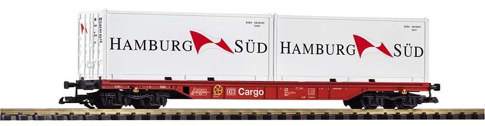 PIKO Art. Nr. 37750 - G Containerwagen mit 2 Containern von "Hamburg Sd" - DB AG 
