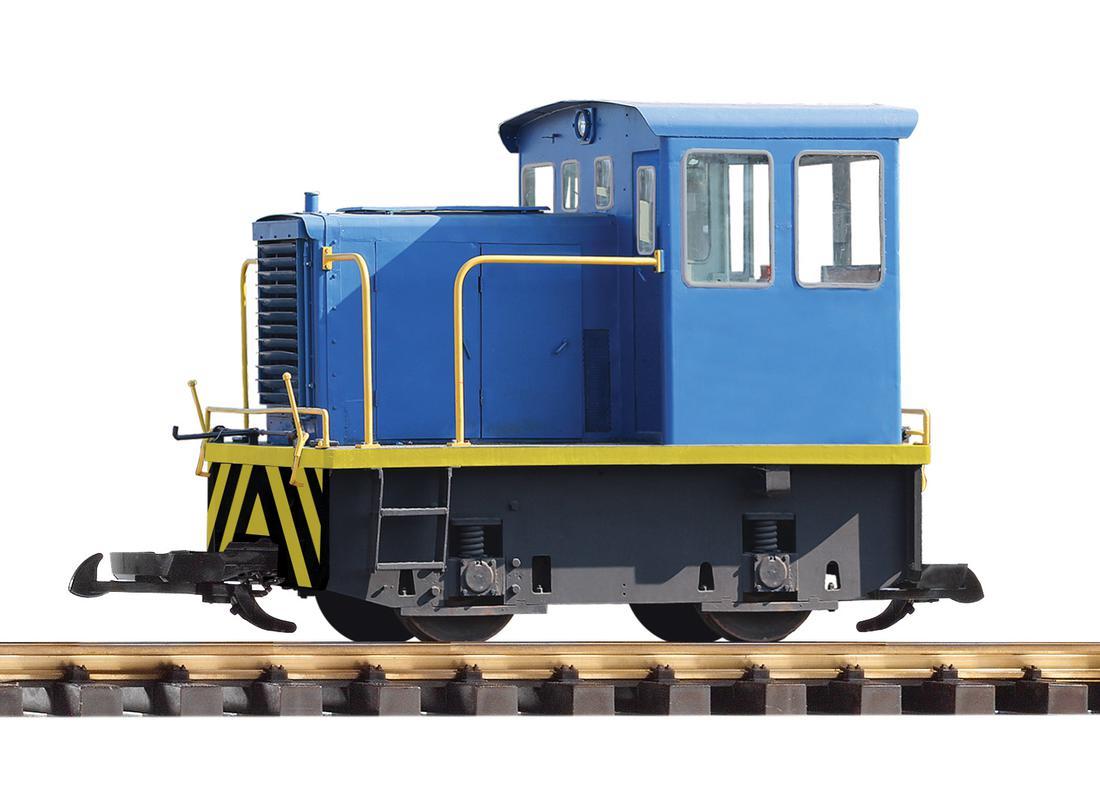Diesellok GE-25Ton als Universallokomotive fr mehrere Werksbahnen - Farbgebung: Blau-Gelb