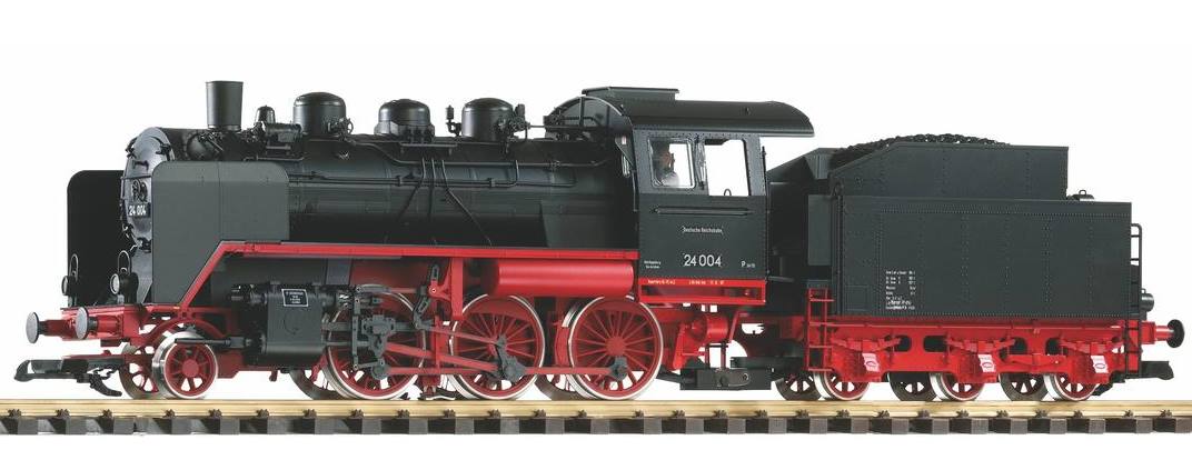 PIKO Neuheit 2019 - Artikelnummer 37222 - Dampflok BR 24 der Deutschen Reichsbahn mit Wagner Windleitblechen, mit Dampffunktion - Epoche III