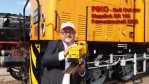 PIKO Neuheiten 2020 - Roll Out der BR 106 Diesellok am 23.09.2020 - hier mit Dr. Ren F Wilfer. Original und Modell 