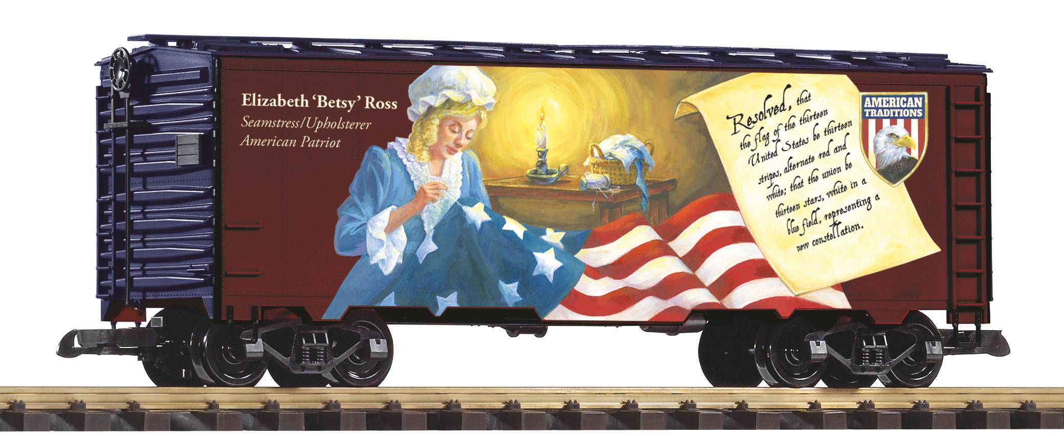 G Kühlwagen "Patriot" - Mit Betsy Ross - nähte die erste Fahne der USA - Art. Nr. 38922 - Neuheit 2021