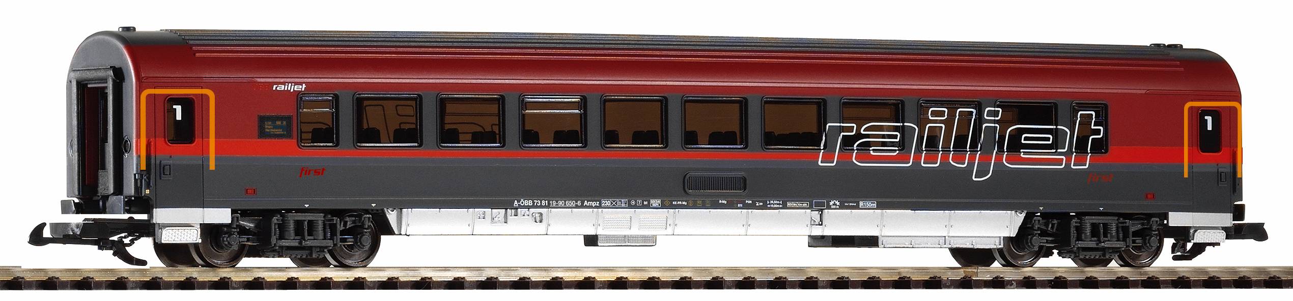 G Personenwagen 1. Klasse - Railjet ÖBB - Art. Nr. 37666