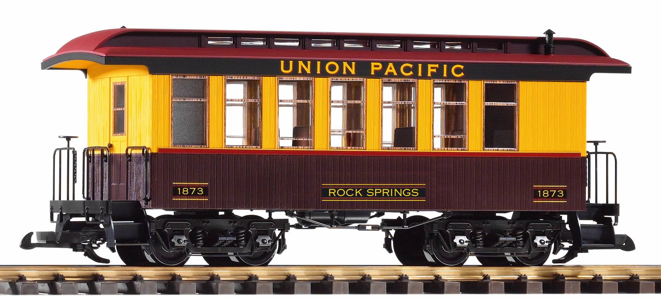 PIKO Art. Nr. 38653 - G Personenwagen Union Pacific, Rock Springs 1973