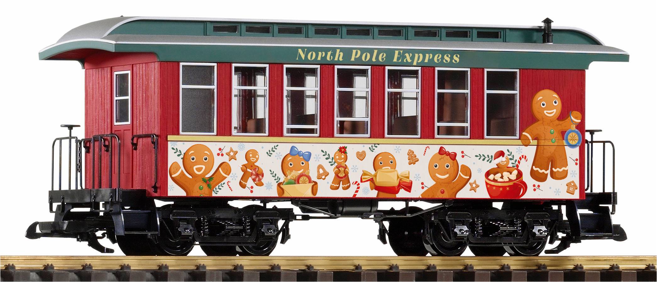 PIKO Herbstneuheit 2024 - G Personenwagen North Pole Express (2) 