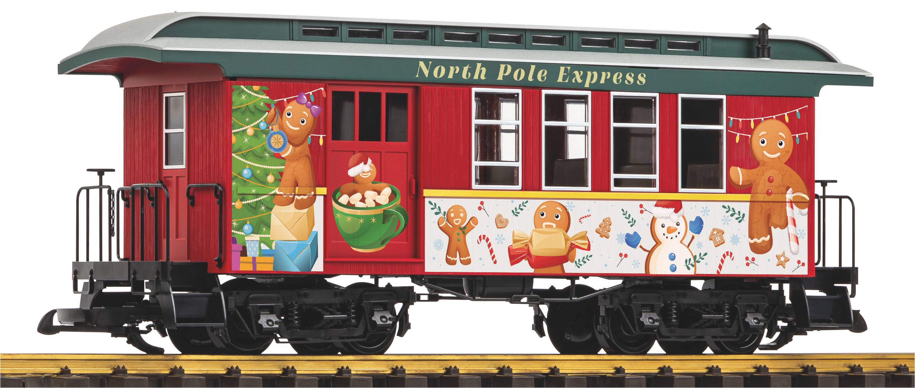 PIKO Herbstneuheit 2024 - G Personenwagen North Pole Express (2) 