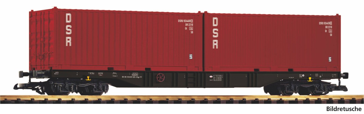 G Containertragwagen DR IV mit 2 Containern "DSR"