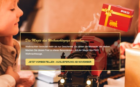 Neu zu Weihnachten: Der PIKO Weihnachtszug!    - Art.Nr. 02412