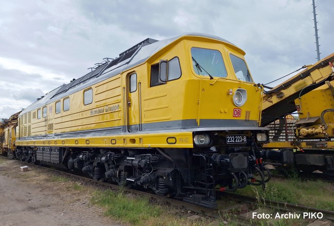PIKO 37589 - G Sound-Diesellok BR 232 DB Bahnbau VI, inkl. PIKO Sound-Decoder