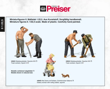 Original Preiser Figuren - Neuheiten 2025