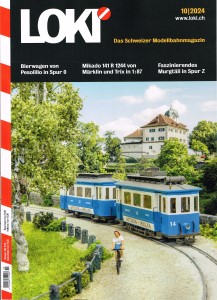 Die Kletterknigin":  Portrait der HGe 4/4 II der MGB als LGB Modell. Auf 6 Seiten wird die ausgelieferte Zahnradlok der MGB sehr gut beschrieben. 