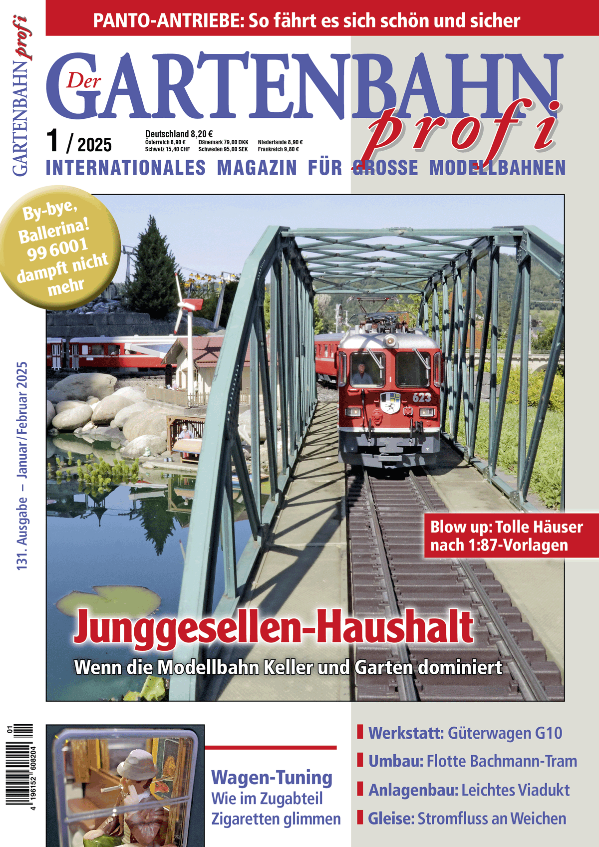 Der GARTENBAHN profi internationales Magazin fr groe Modellbahnen  1/2025