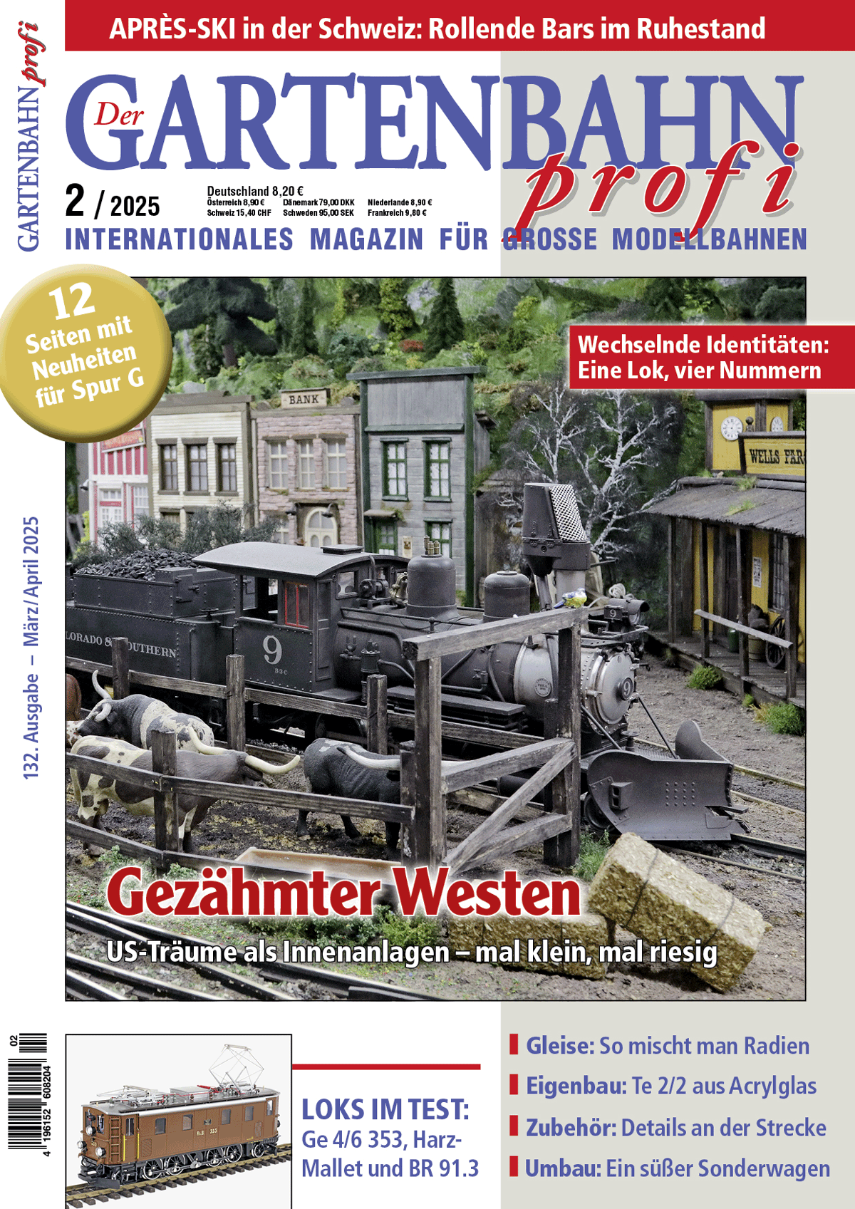 Der GARTENBAHN profi internationales Magazin fr groe Modellbahnen  2/2025