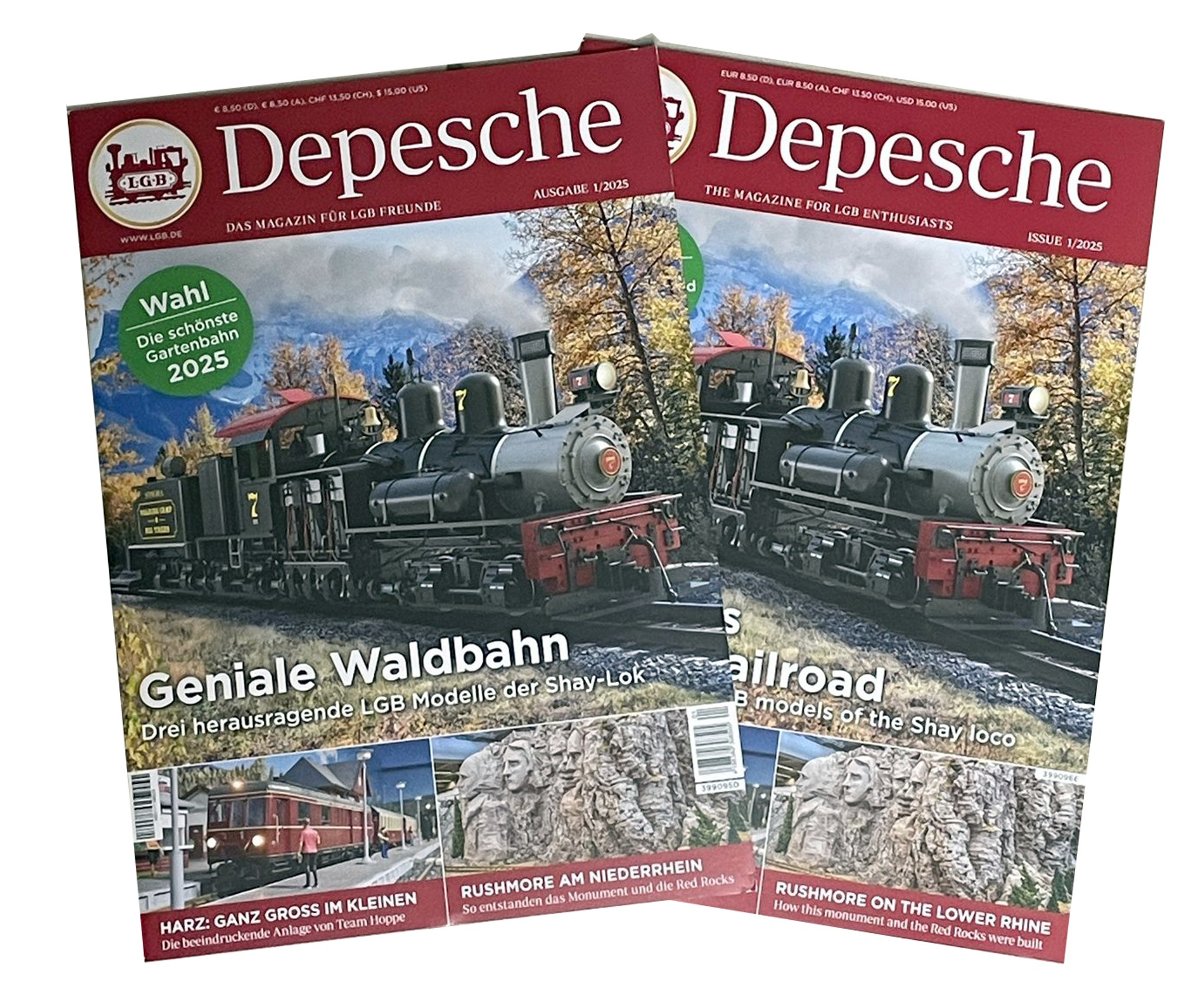 LGB Depesche 1/2025 - "Schwerstarbeiter" Bericht ber die Shay und "AMMR" Anlage Mount Rushmore und Red Rocks 2. TEil 