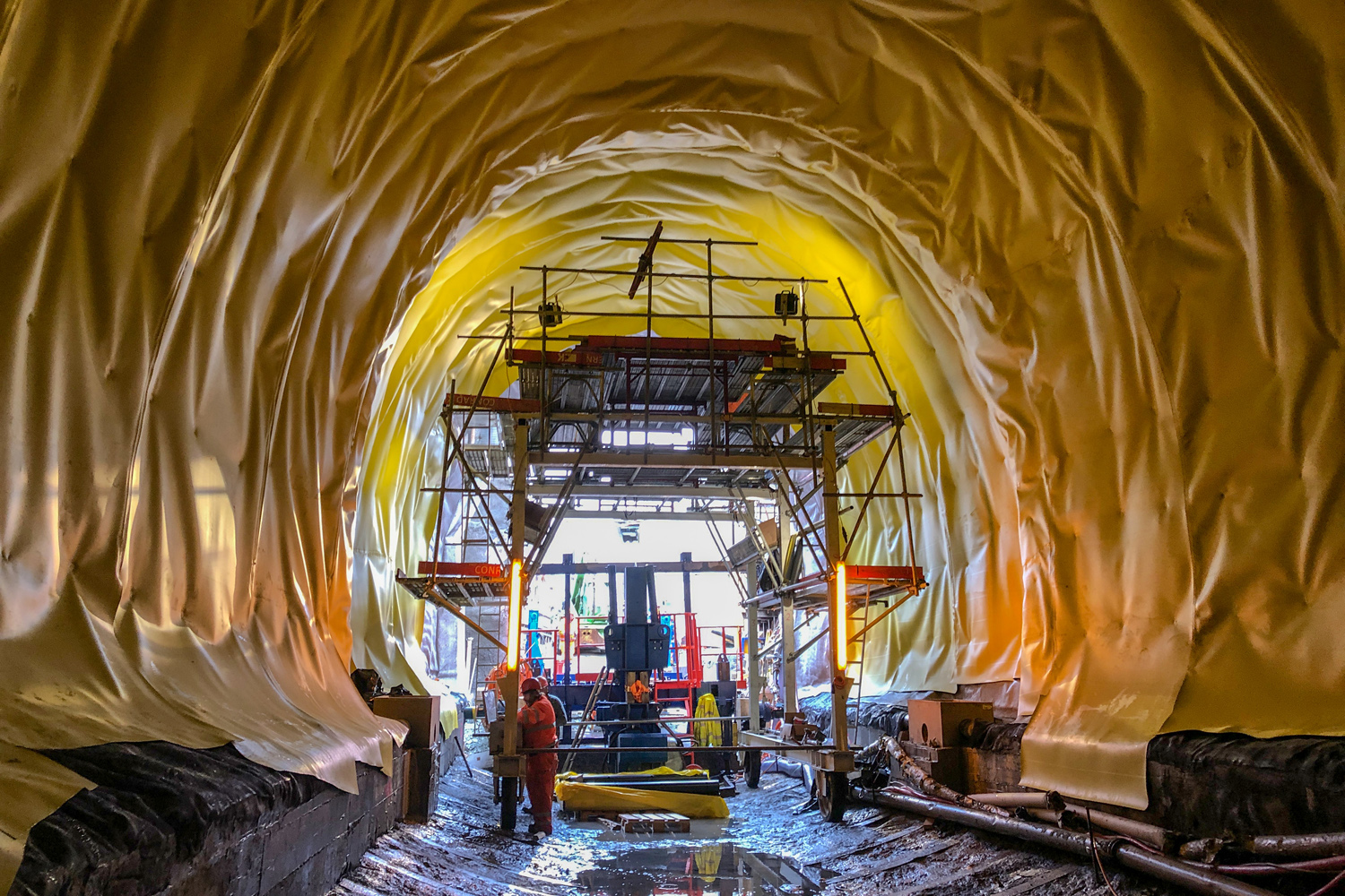 Besichtigung der Baustelle Albulatunnel am 31.08.2019