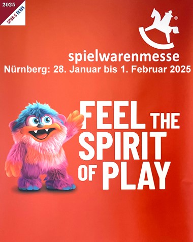 Spielwarenmesse 2025 - Spren Sie den Geist des Spielens - 28. Januar bis 1. Februar 2025 