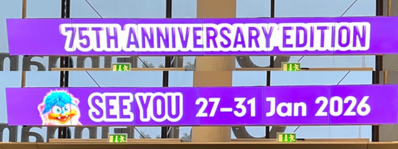 In der letzten Januarwoche 2026 startet die spielwarenmesse 2026 in N�rnberg. 