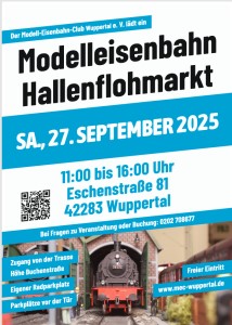 Modell-Eisenbahn-Club Wuppertal e.V. Hallenflohmarkt