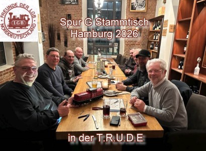 Spur G Stammtisch 2026 - Quartalsmäßig in der TRUDE.