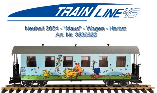 Herbstneuheit 2024 - HSB Mauswagen Herbst von TrainLine 45