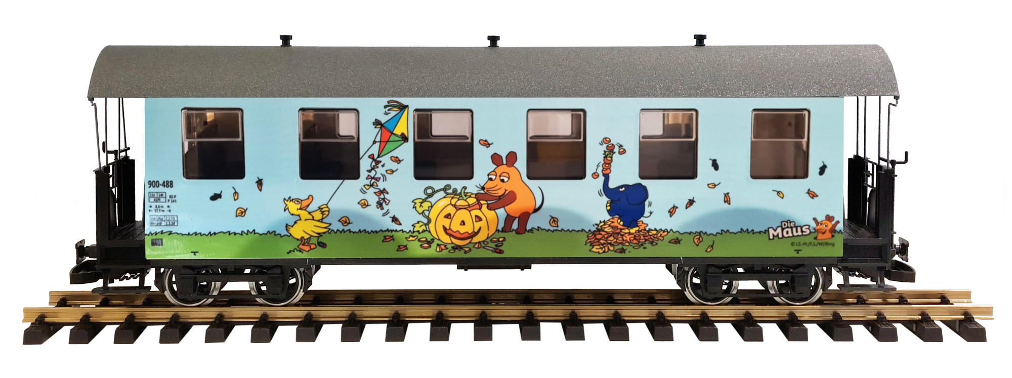 Hier nun der zweite "Maus" Wagen fr den WDR Zug - Artikelnummer 3530922 - mit dem herbstlichen Motiv. 