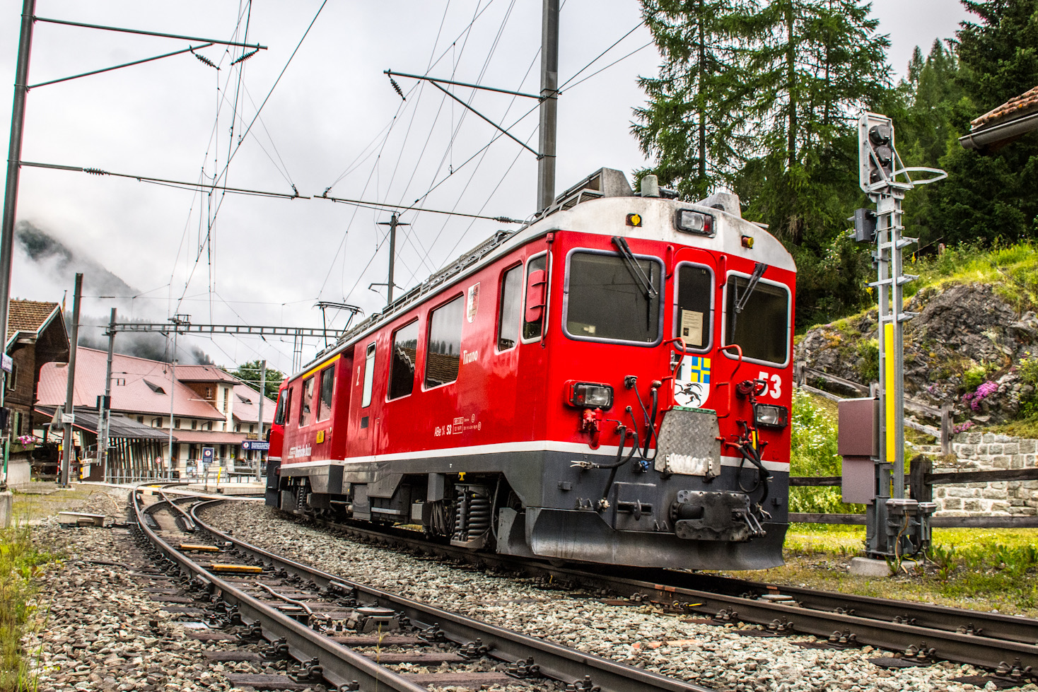 Historischer Moment: Bernina Bahn Triebwagen erhlt neue Heimat im Albulatal!
