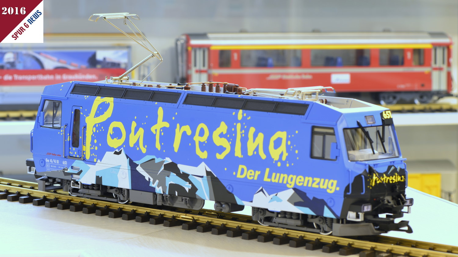 KISS - Modellbahnservice - Pontresina - Der Lungenzug. Ge 4/4 III 651