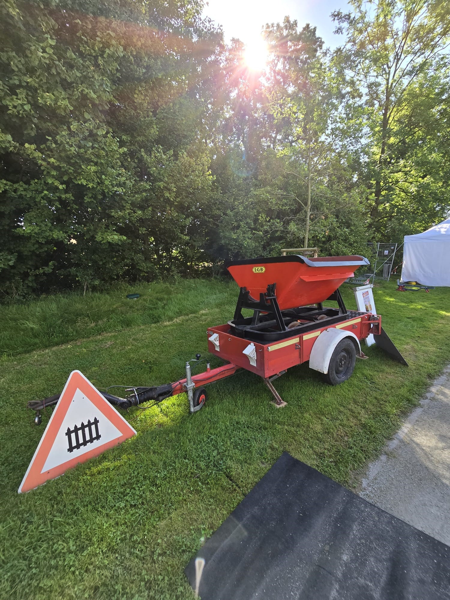 Das Feldbahnmuseum Stadoldenburg hatte auf dem 21.GABA Fest eine Feldbahnlore  im Original ausgestellt. 