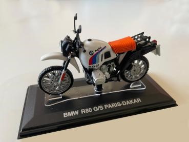 BMW R80 GS Paris-Dakar, Paris Dakar , weiß, Modell 1:24