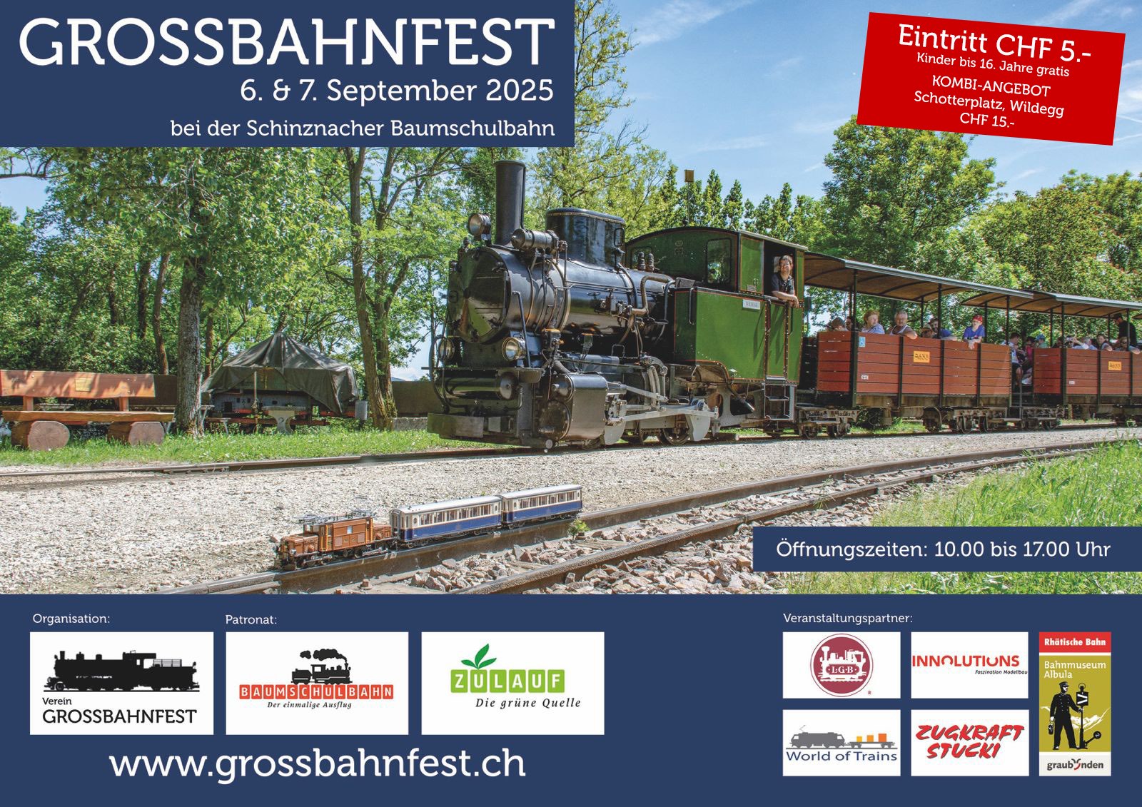 GROSSBAHNFEST am 6. und 7. September 2025