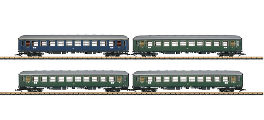 Neuheit 2013 - Art. Nr. 39310 von LGB - 4-teiliges Schnellzugwagenset der DB fr E10 (LGB 20750) 