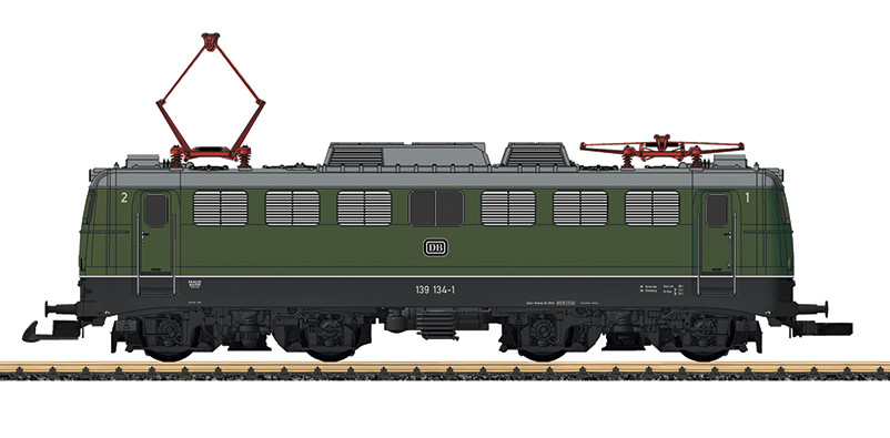 LGB Artikel Nummer 20755 - Neuheit 2014 - E-Lok der Baureihe 139 der DB "grne E10 - Regelspurlokomotive der DB 