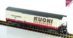 LGB Clubmodell - 4-achsiger Güterwagen Gak-v der RhB "Kuoni Transporte" wurde ausgeliefert. 