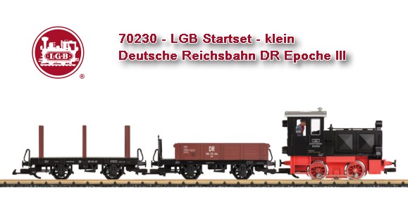 LGB Art.Nr. 70230 - kleines Startset der Deutschen Reichsbahn (DR) 