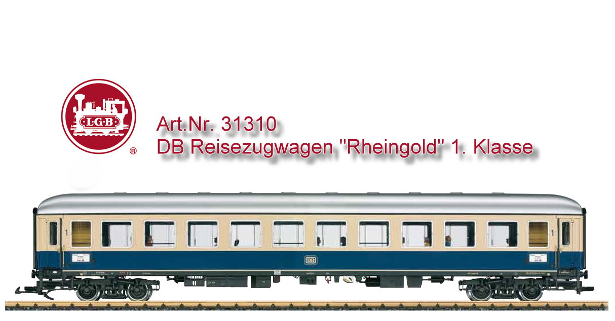 Art. Nr. 31310 - DB Schnellzugwagen, passend zur E10 - Sommerneuheit 2017