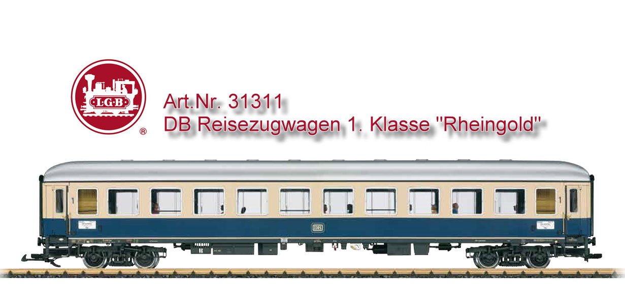 Art. Nr. 31311 - DB Schnellzugwagen, passend zur E10 - Sommerneuheit 2017