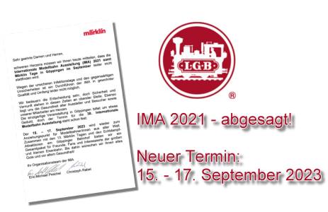 IMA 2021 wurde nun auf den neuen Termin am 15. bis 17. September 2023 verschoben! 