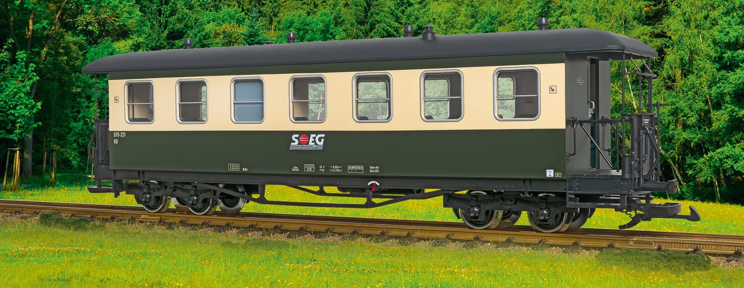LGB Clubmodell 2022 "SOEG-Personenwagen 970 231"