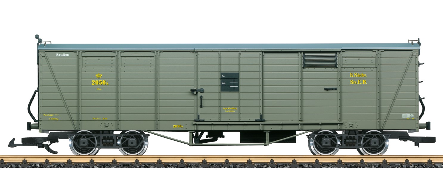 LGB Art. Nr. 43600 - SOEG gedeckter Güterwagen Ep: VI 