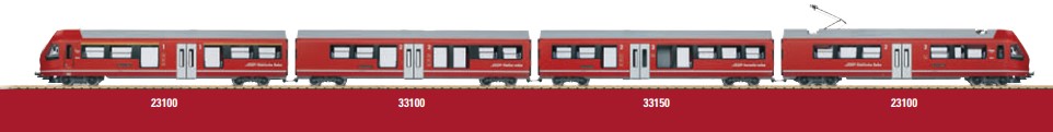 Capricorn ABe 4/16 - vierteiliger moderner Zug
