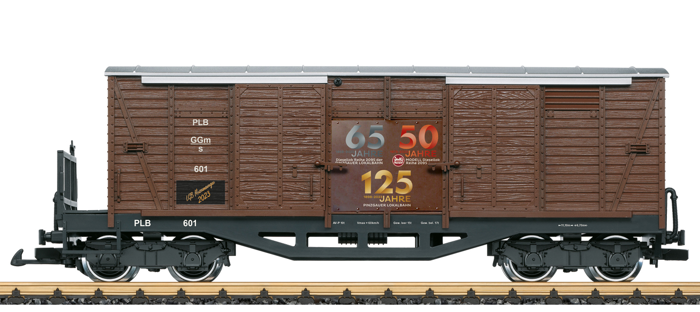 LGB Artikel Nr. 41023- vierachsiger Güterwagen der Pinzgauer Lokalbahn" - Museumswagen 2023