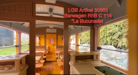 Ausgeliefert: La Bucunada! Barwagen RhB C 114 - Modell von LGB 