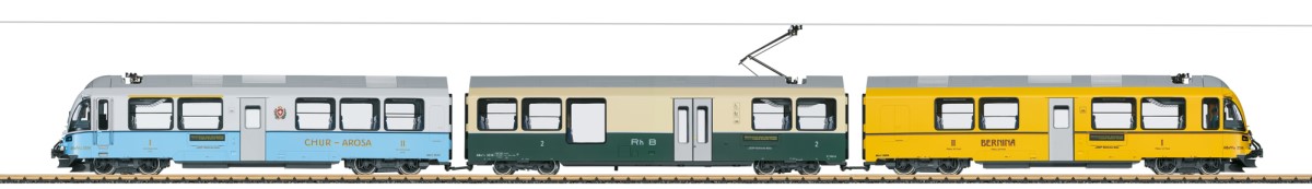 LGB Art. Nr. 22227 - RhB Triebzug ABe 8/12 "Allegra" - Rhtische Bahn (RhB) - Der Ahnenzug wie er bereits seit Mitte Dezember 2023 ein Blickfang auf dem Streckennetz der RhB ist. 