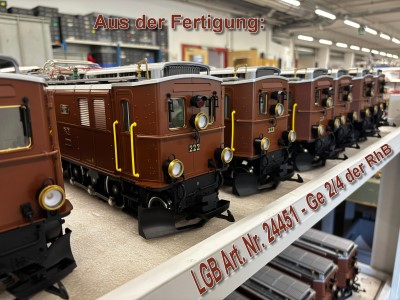 Bilder aus der Fertigung: LGB Artikel 24451 Neuheit 2025. 