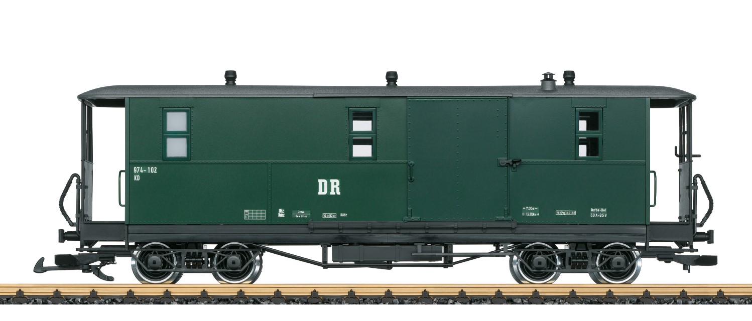 LGB Art. Nr. 30326 - DR Gepäckwagen Bauart KD4 - Sommerneuheit 2025