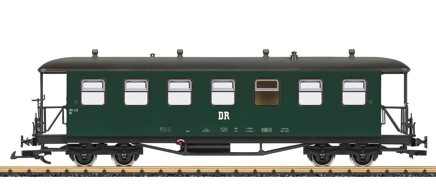 LGB Art. Nr. 36372 - DR Gepäckwagen Bauart KB Nr. 970-232