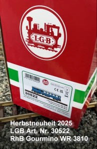 Auslieferung Herbstneuheit 2025 - LGB Art. Nr. 30522