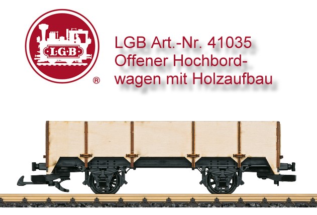 Modell eines offenen Gterwagens als Bausatz, zum selber zusammenbauen und gestalten. Anleitung fr den Zusammenbau liegt bei. Fahrgestell aus Kunststoff. Lnge ber Puffer 30 cm.