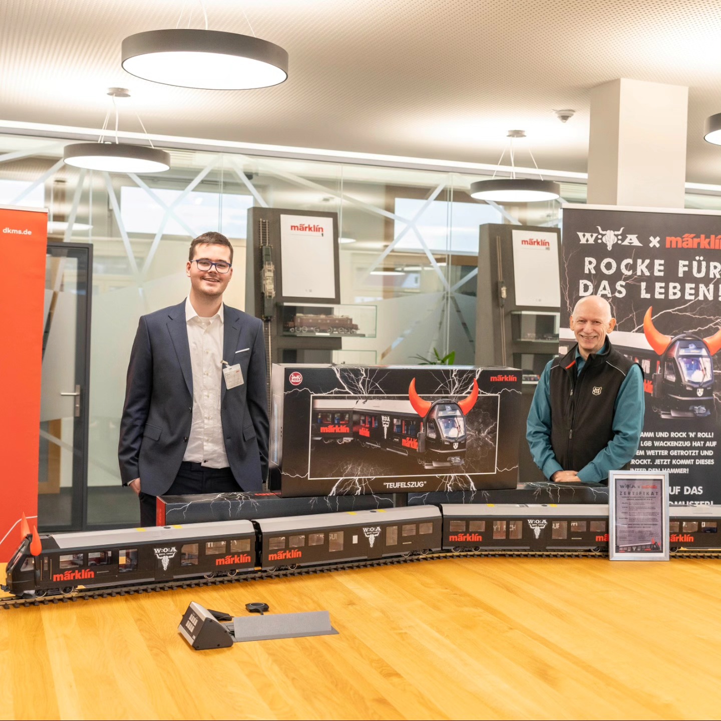 Capricorn-Wacken 2025 - Wer den Zug sehen m�chte hat am Freitag, 17. April 2026,  ab 18:00 Uhr die M�glichkeit beim Modellbahn-Stammtisch Zollernalb diesen zu bewundern. Veranstaltungsort: Verein (ETC Albstadt) im Brauhaus Zollernalb in Albstadt, Bahnhof 4 � 72458 Albstadt