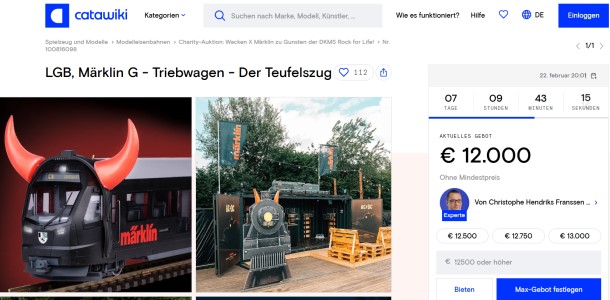 Gebot nach zweit Tagen Versteigerung! Noch 7 Tage sind offen!